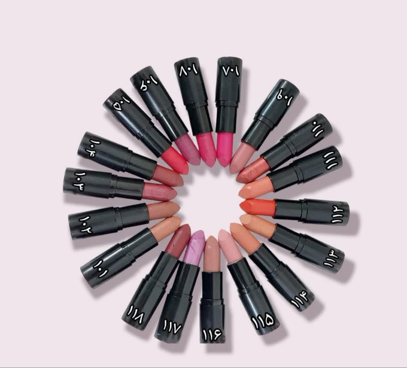 . کاتالوگ رنگ رژها روی لب🥰✨  هنگان ثبت سفارش حتما کد رژ  مورد نظرتون رو بگید 🛍👇